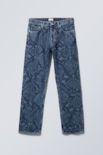 Nobel blue - Space Relaxed Snake Jeans - 0