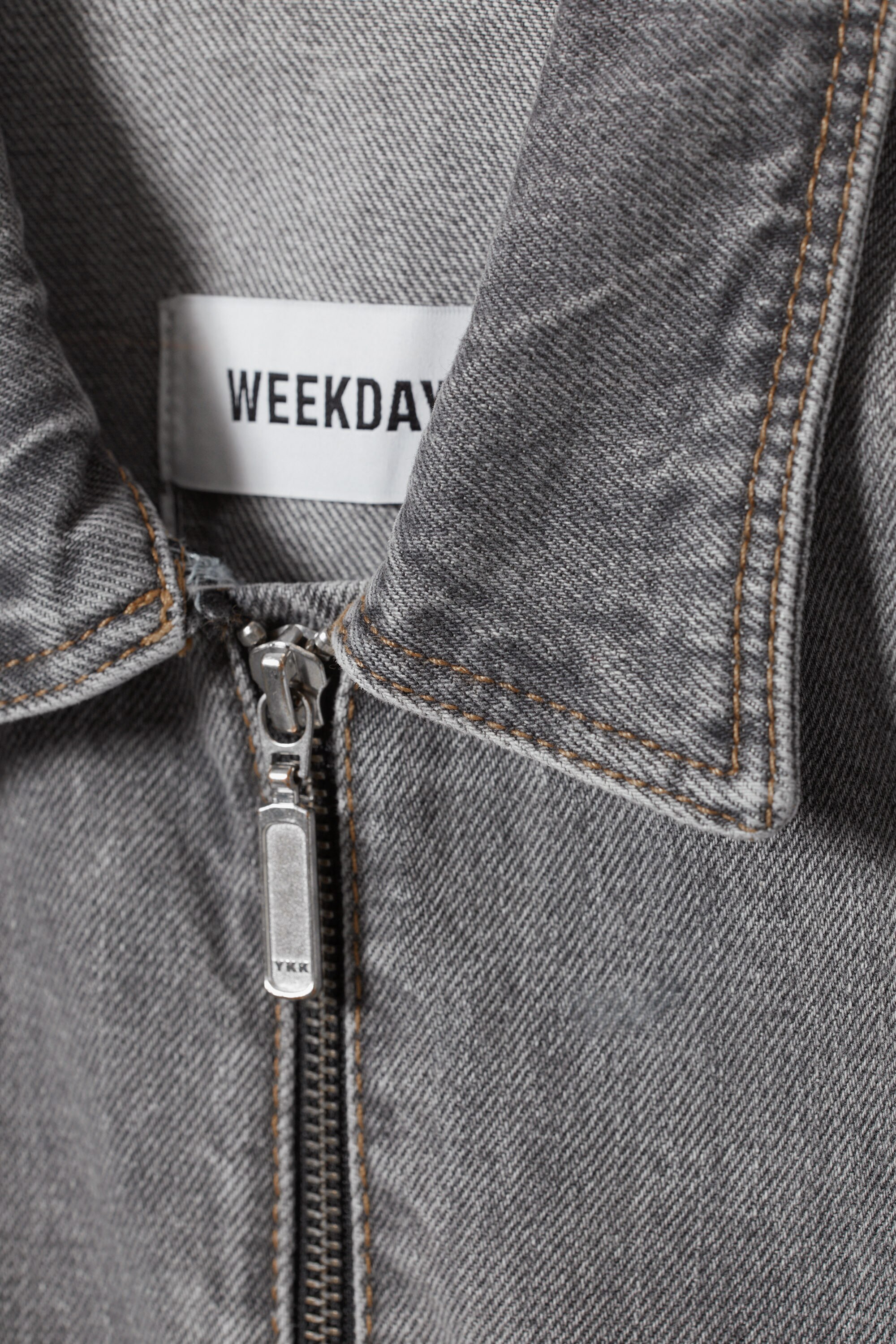 ontario denim zip jacket - Eleven Grey | Weekday WW