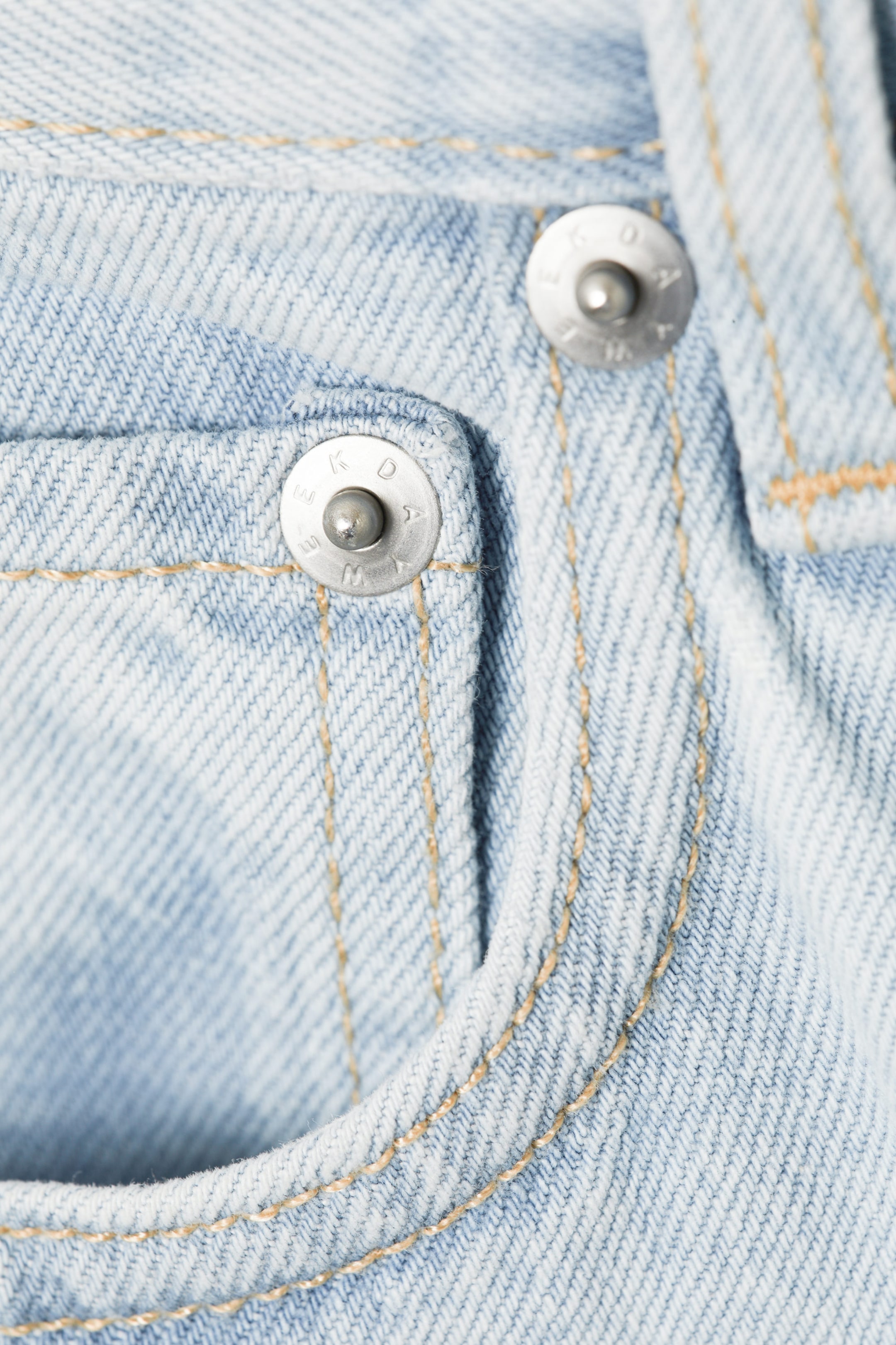 Opulent Blue - Light Blue - Klean Mid Rise Regular Straight Leg Jeans - 1