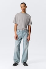 Aeon Blue - Light Blue - Sphere Low Rise Loose Straight Leg Jeans - 0