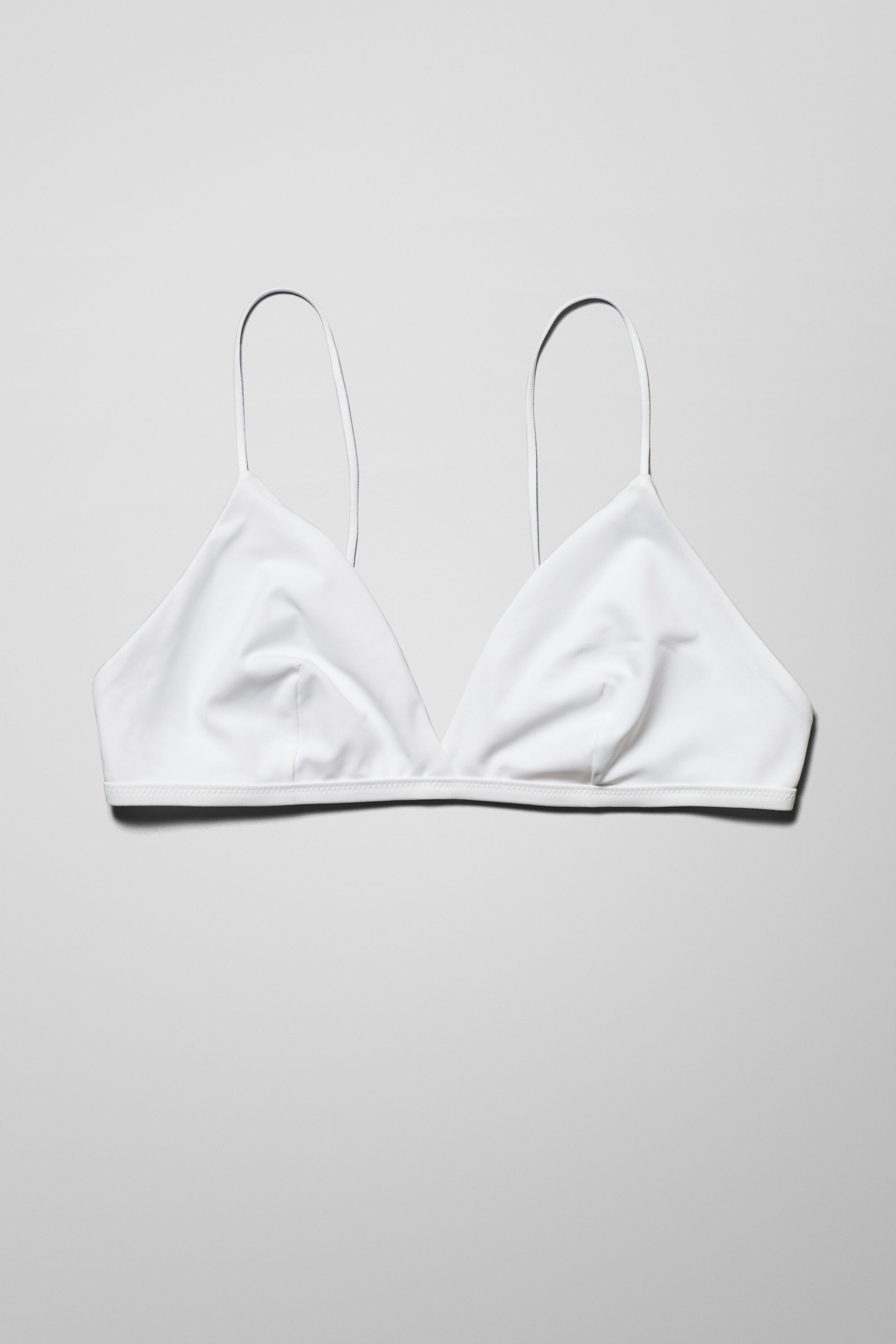 White - Ava Swim Top - 0
