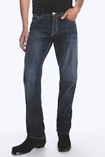 Bounty Blue - Dunkelblau - Comet Low Waist Slim Fit Straight Jeans - 1
