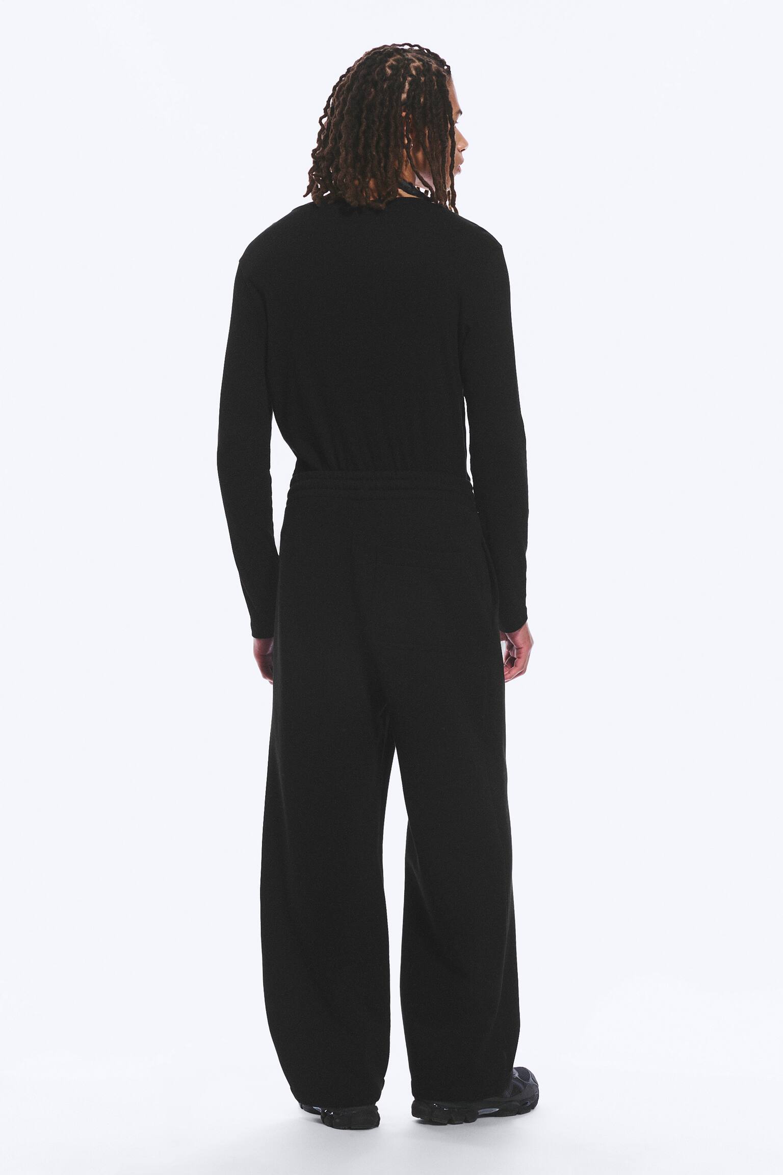 Pantalon de jogging ample - Noir/Gris clair - 5