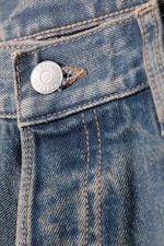 Steel Blue - Mittelblau - Space Mid Waist Relaxed Straight Jeans - 1
