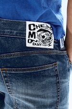 Sunset Blue - Dunkelblau - Sleeze – Skinny-Jeans mit niedriger Taille - 4