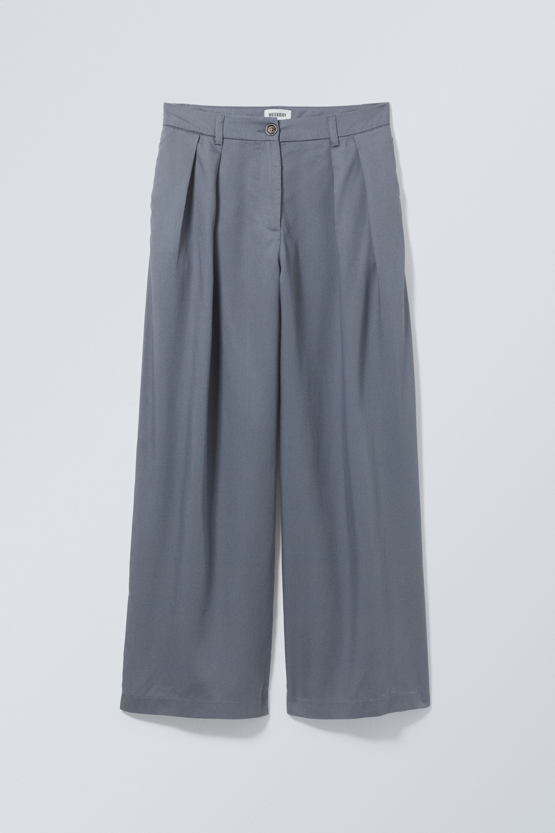 Dusty Blue - Hazel Lyocell Trousers - 0