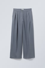 Dusty Blue - Hazel Lyocell Trousers - 0