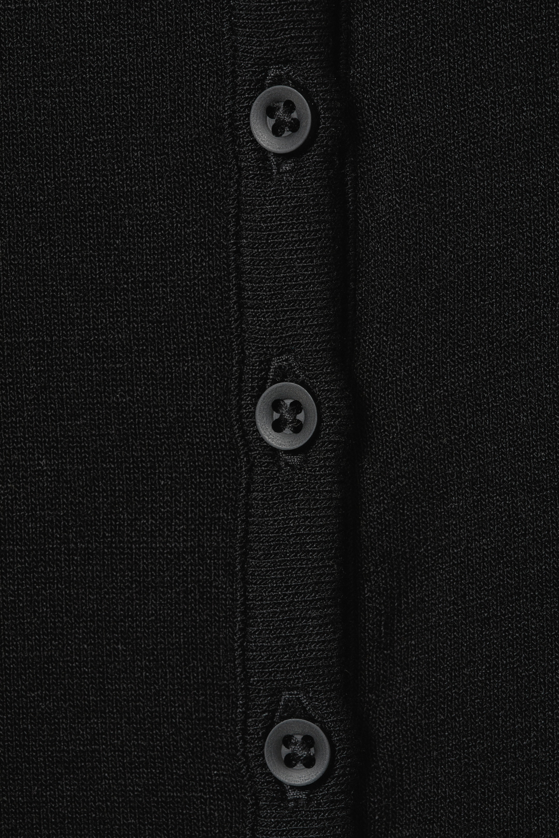 View larger image: Slim Long-Sleeved Henley Top - Black - Ladies | H&M GB 5