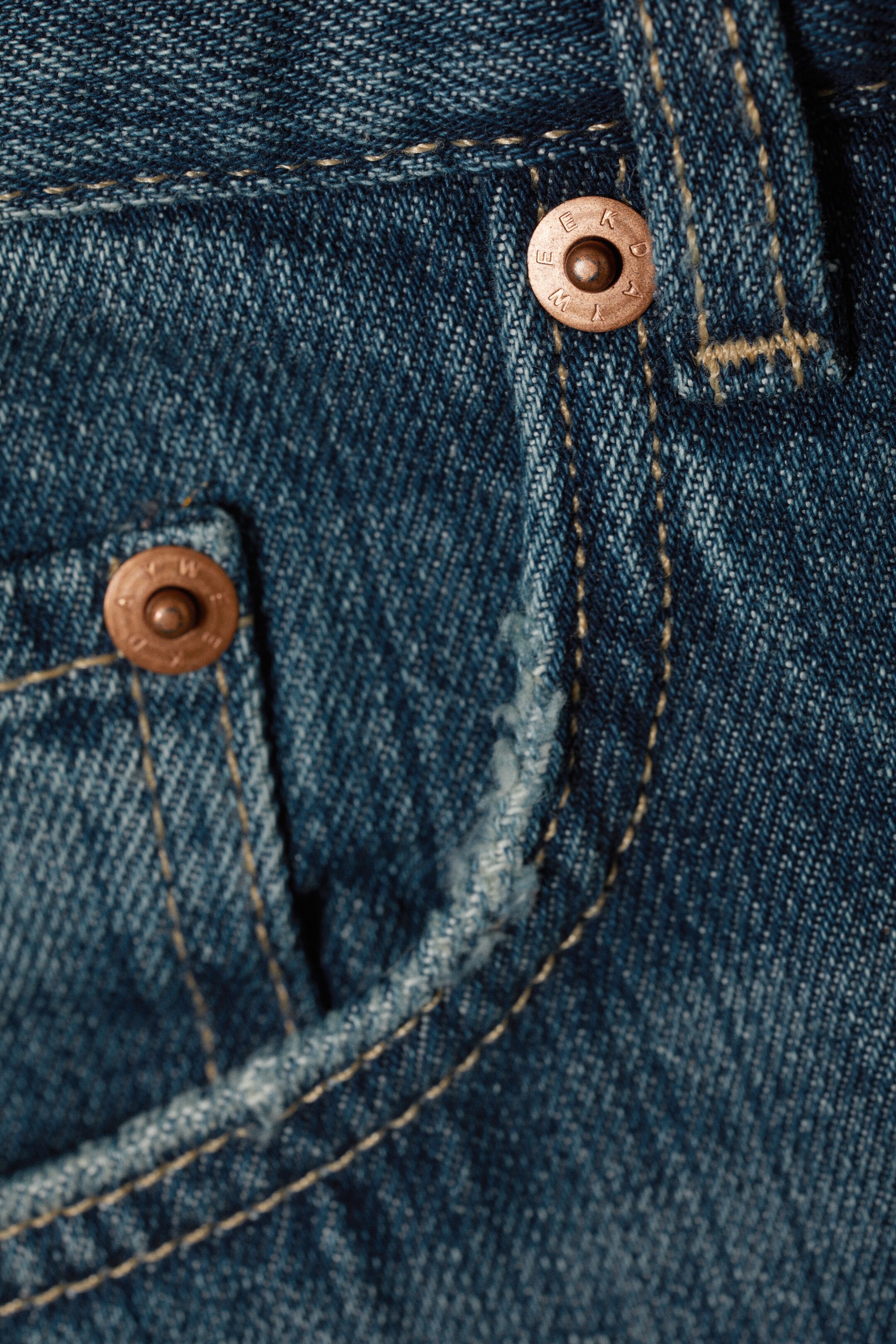 Vis større bilde: Astro løs jeans med baggy ben - Gruveblå – middels blå - HERRE | H&M NO 12