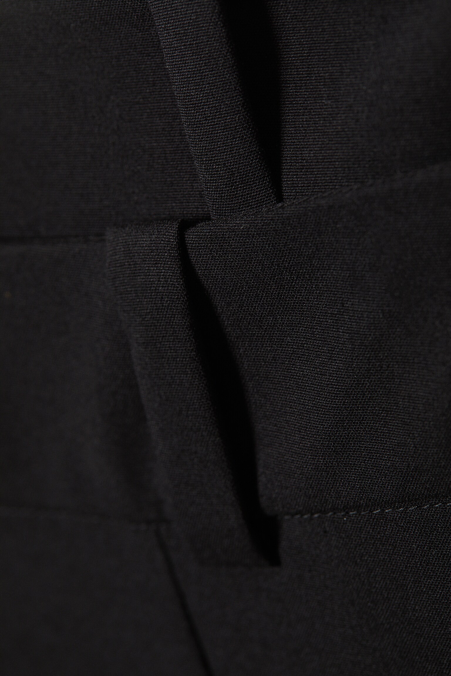 Maxi sukně s nízkým pasem a rozšířeným střihem - Černá - 6