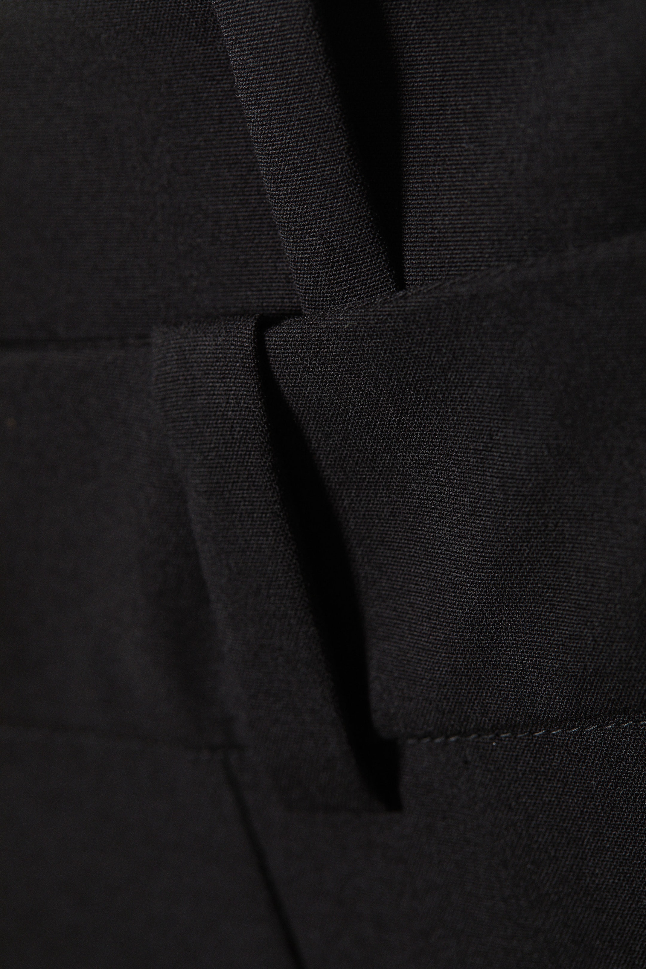 Black - Low-Rise Flared Suiting Maxi Skirt - 6