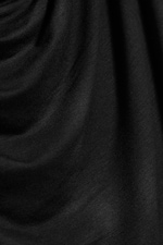 Black - Slim Cowl-Neck Long-Sleeved Top - 4