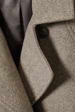 Light Beige - Kia Oversized Wool-Blend Double-Breasted Coat - 7