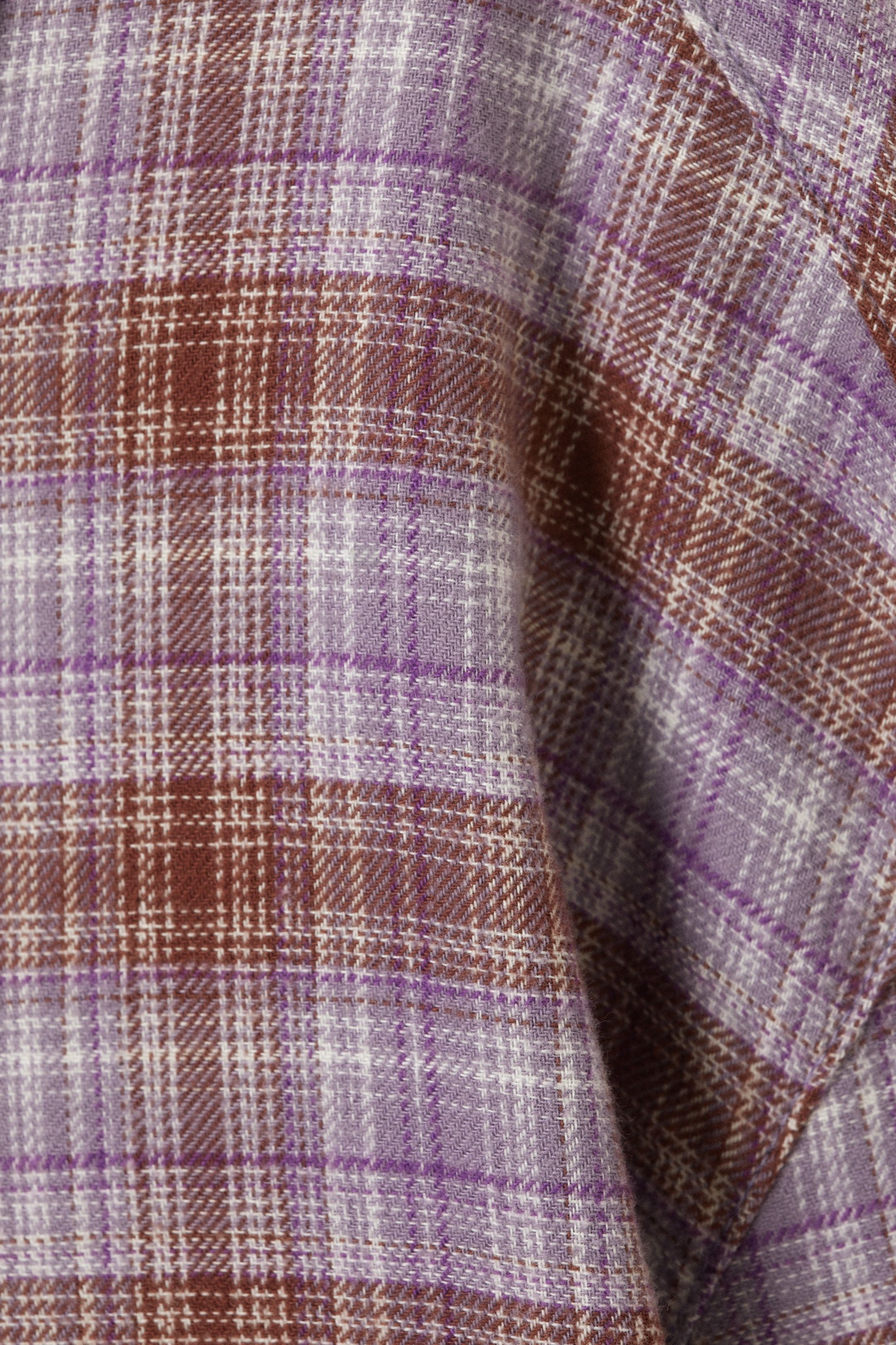Visualizza immagine più grande: Camicia a scacchi in flanella - Check viola - DONNA | H&M IT 5