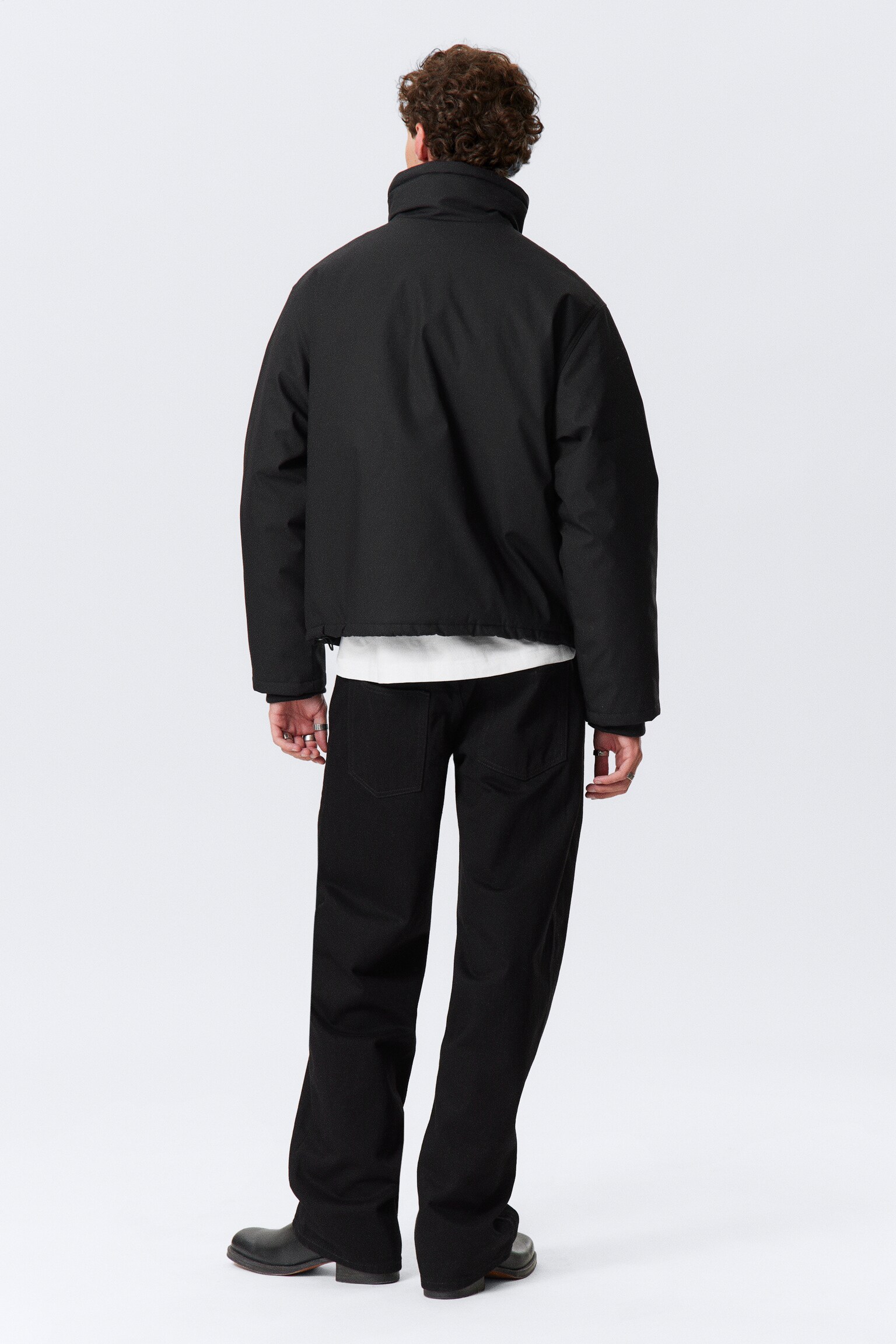 RELAXED TRANSITION JACKET - Black - 6
