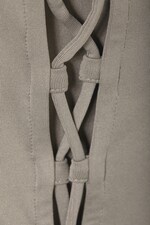 Beige - Haut lacé à manches longues - 1