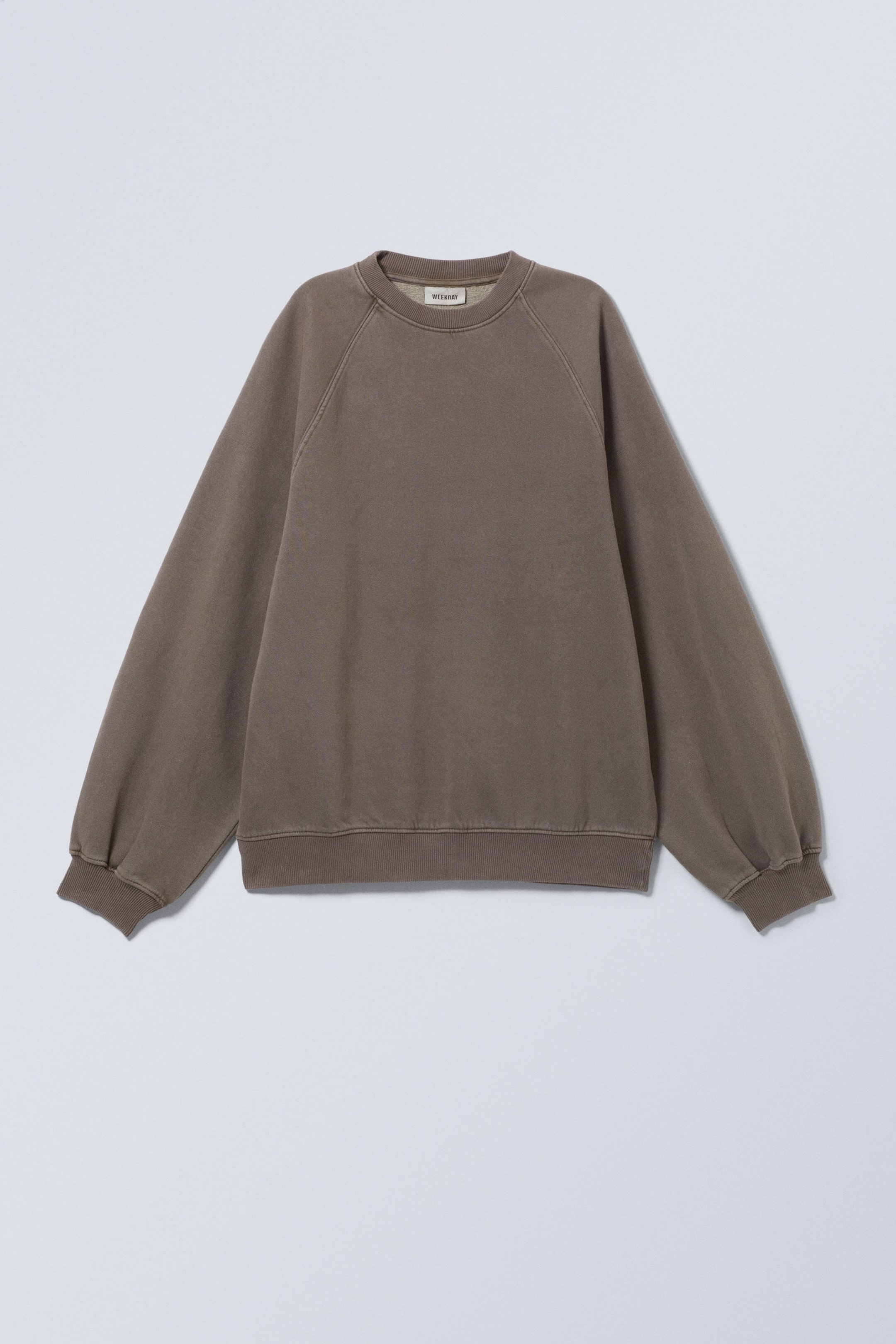 Washed Dark Mole - Loose Heavy Sweater - 1