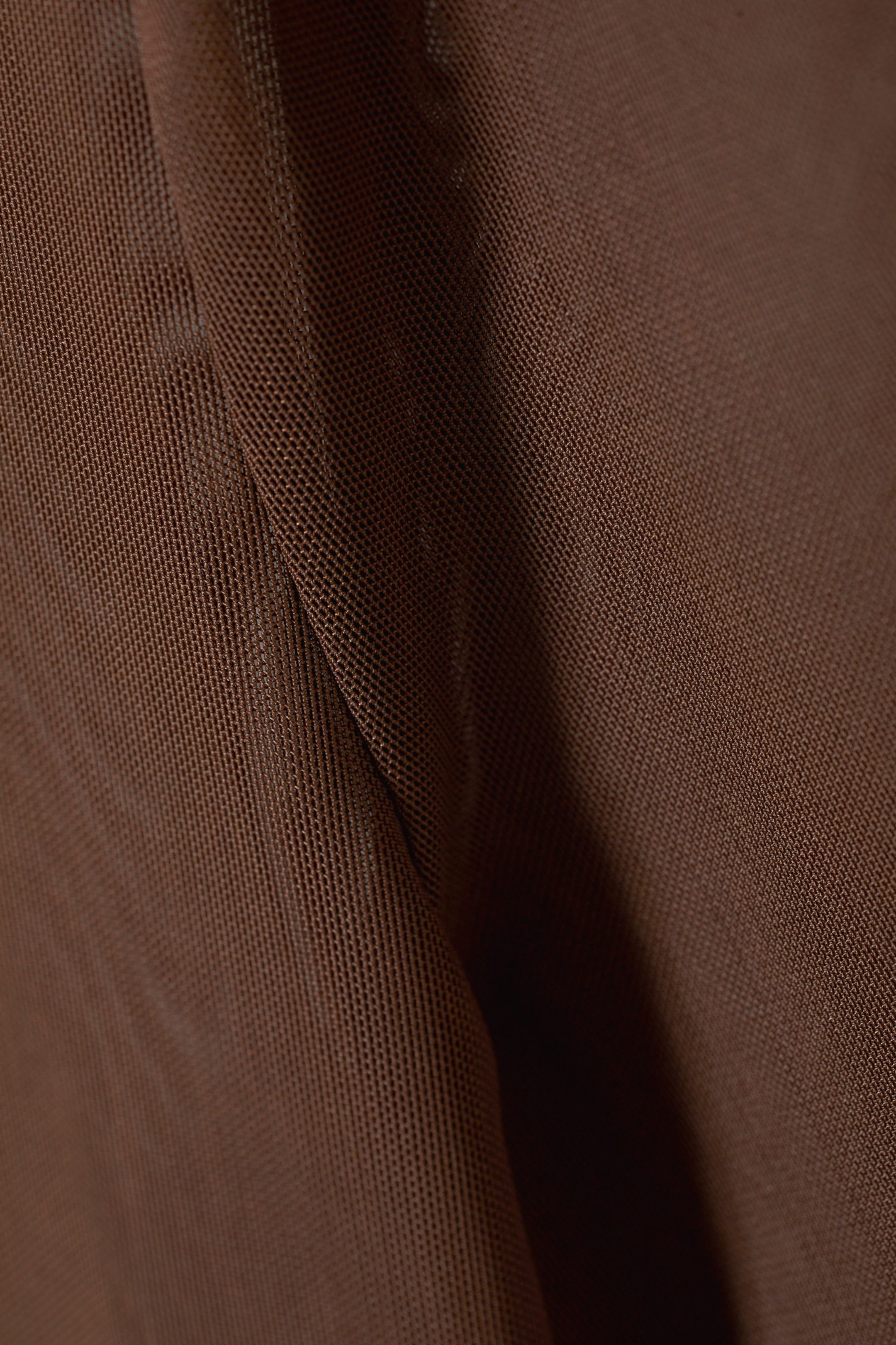 Brown oasis - BlurPrintedMeshT-shirt - 1