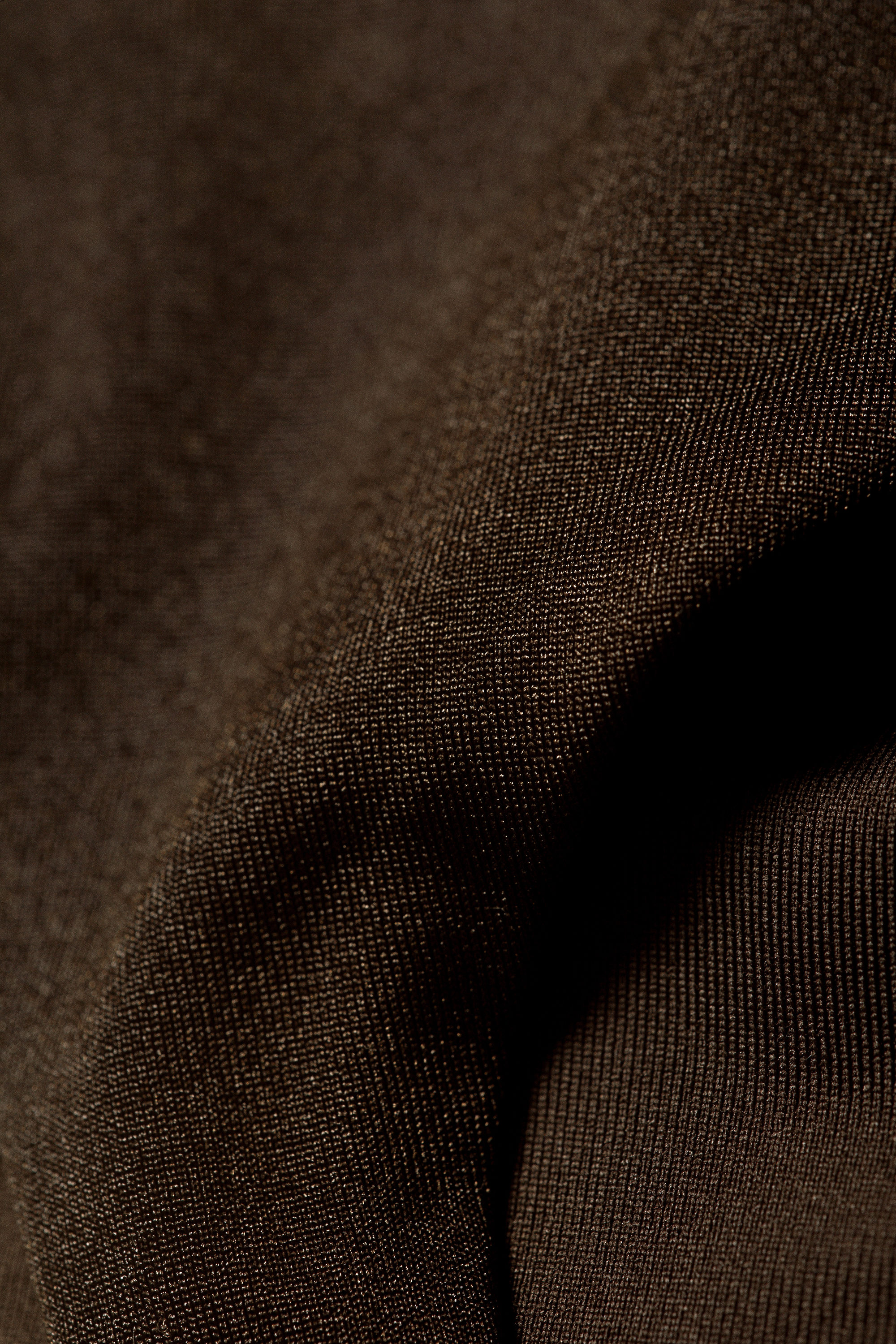 Dark Brown - V-Shaped Thong Bikini Bottoms - 5