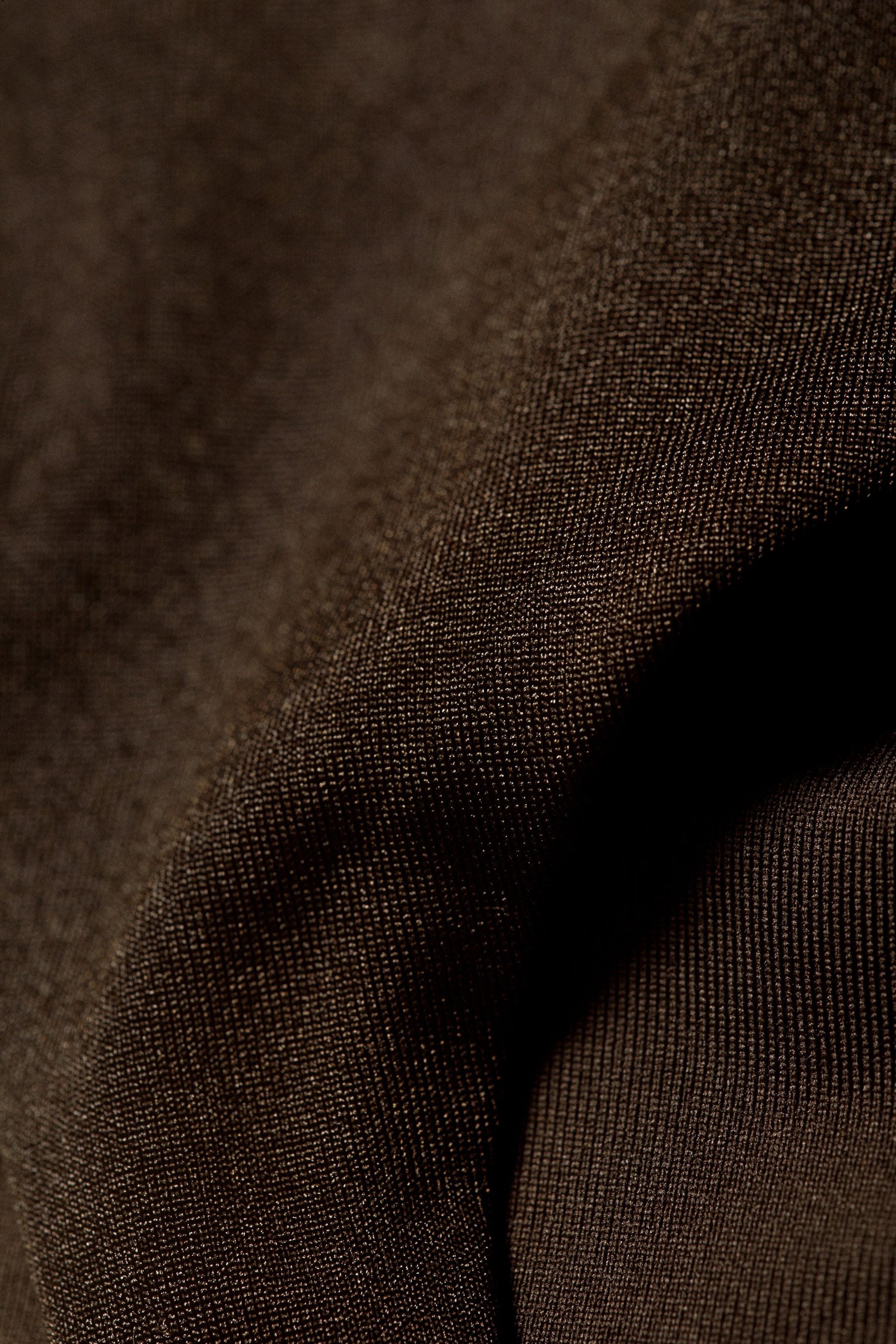 Dark Brown - V-Shaped Thong Bikini Bottoms - 5