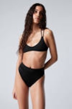 Black - Heat High Waist Bikini Bottoms - 0
