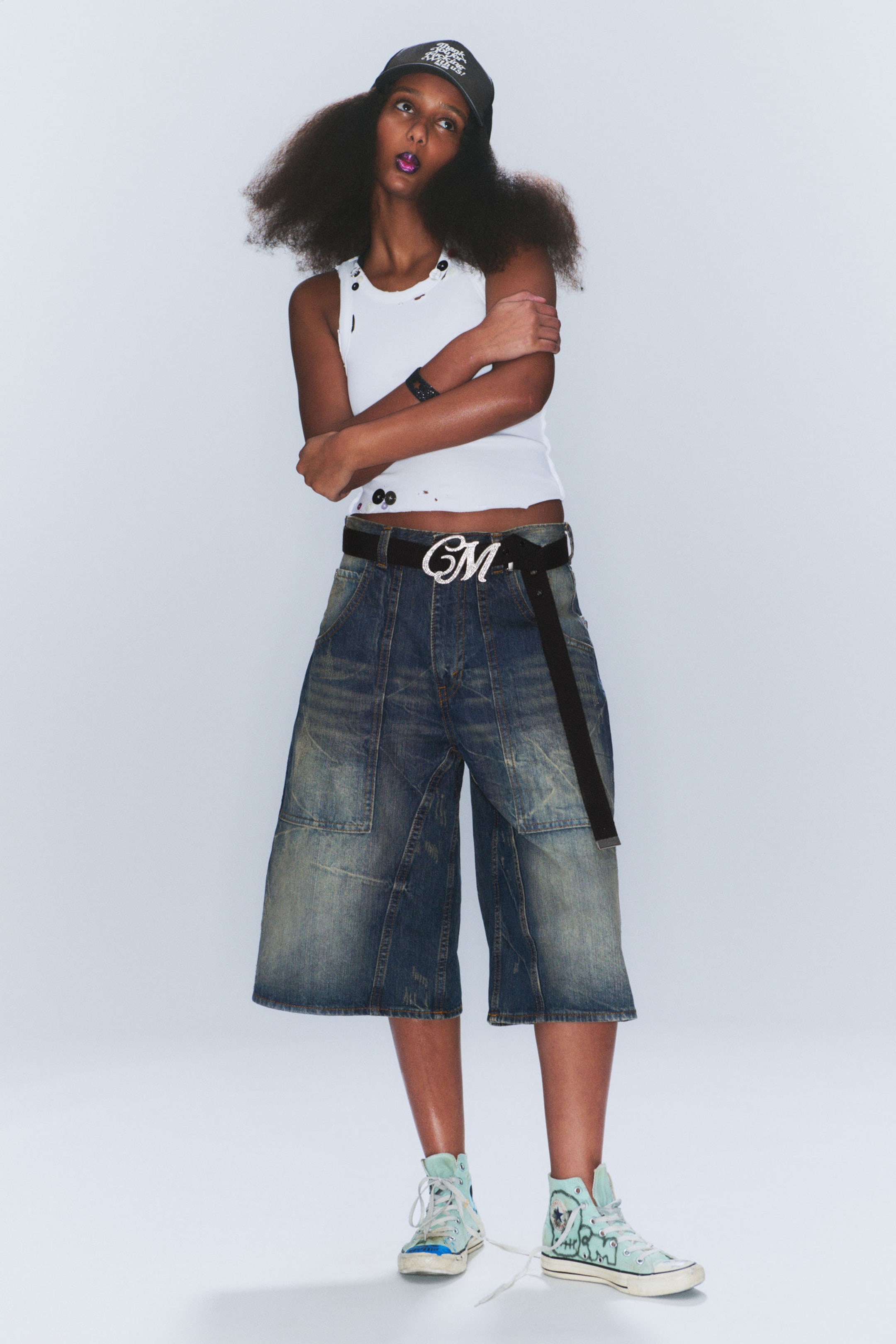 Canyon Blue - Dark Blue - Dunno Loose Fit Carpenter Jorts - 3