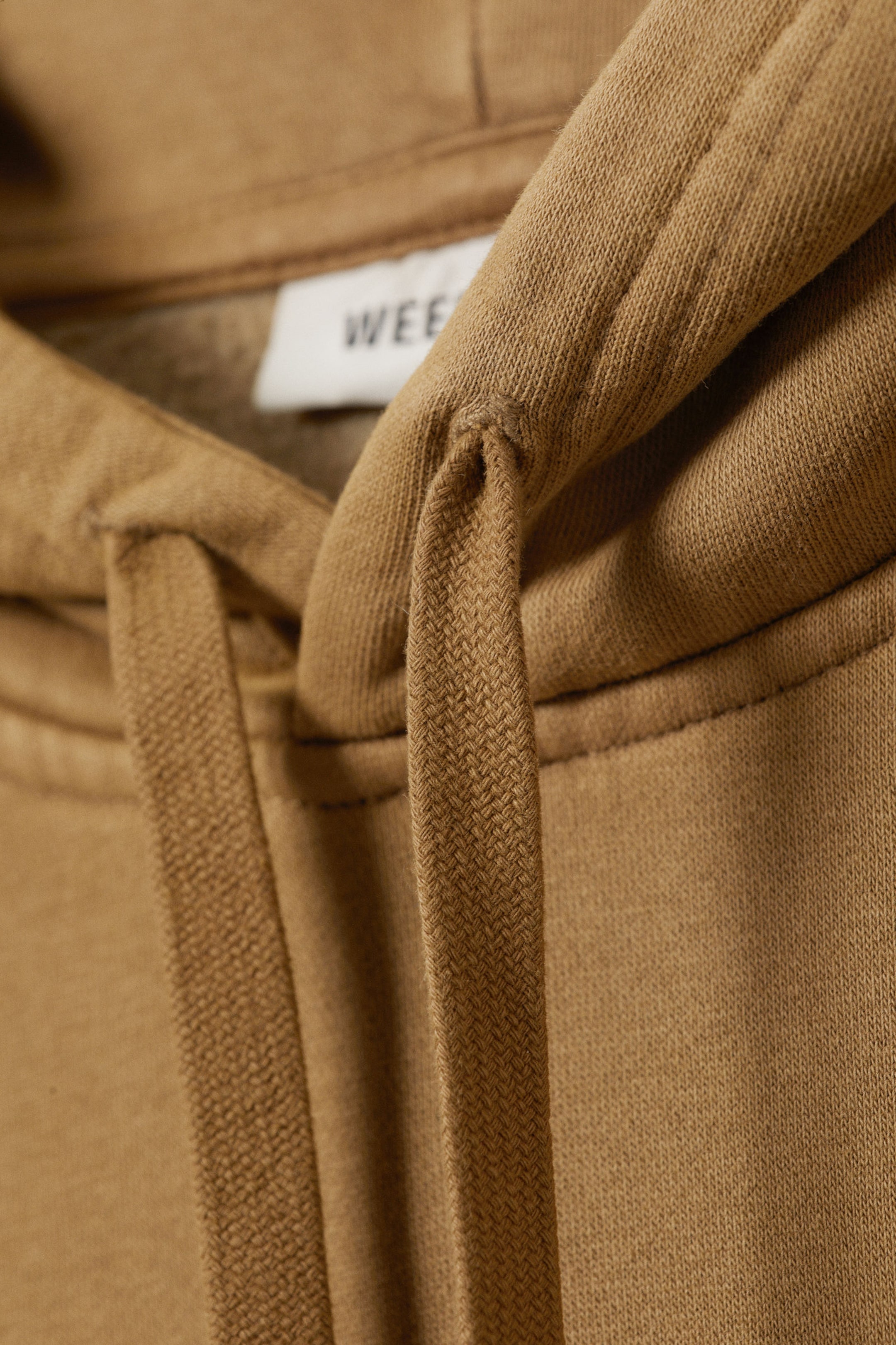Medium Brown - Boxy Heavyweight Hoodie - 1