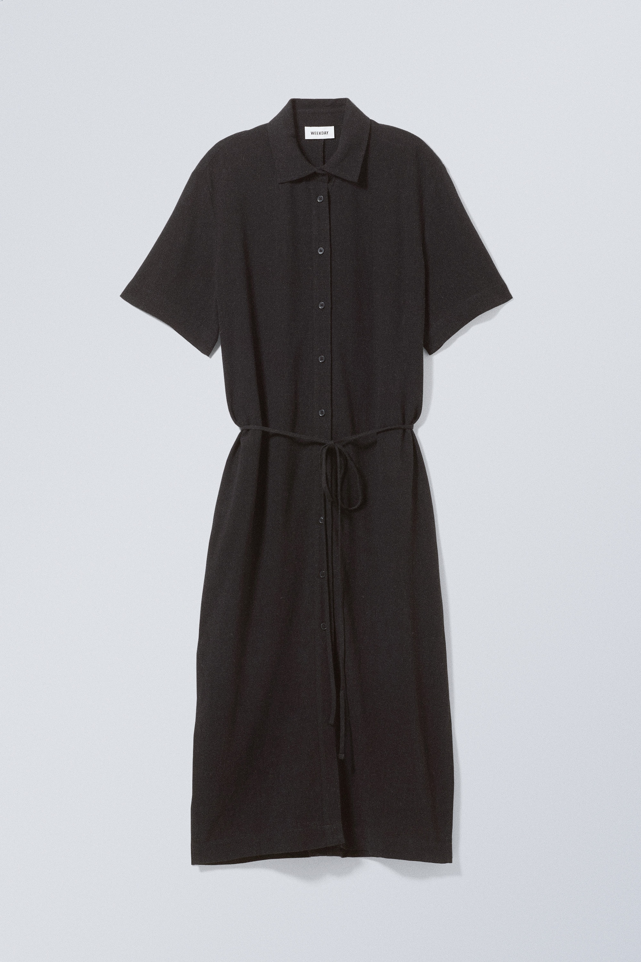 Noir - Robe en lin mélangé Carla - 0