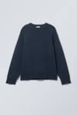 Dark Blue - Cypher Oversized Sweater - 0