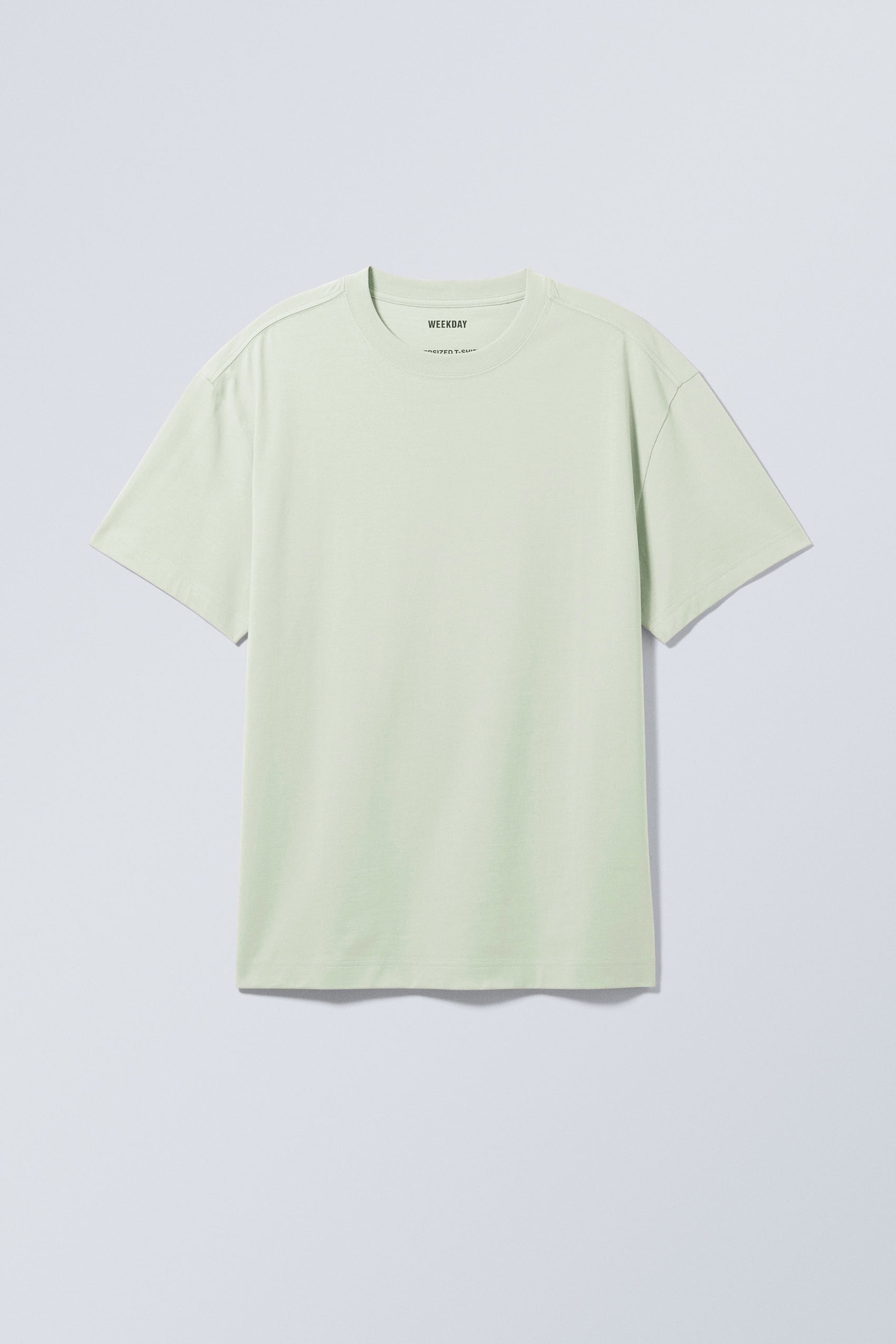 Pastellgrön - Oversized Heavyweight T-shirt - 1