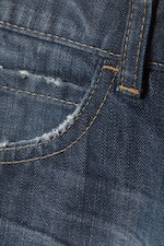 Star Blue - Donkerblauw - Messy Low Rise Regular Straight Jeans - 2