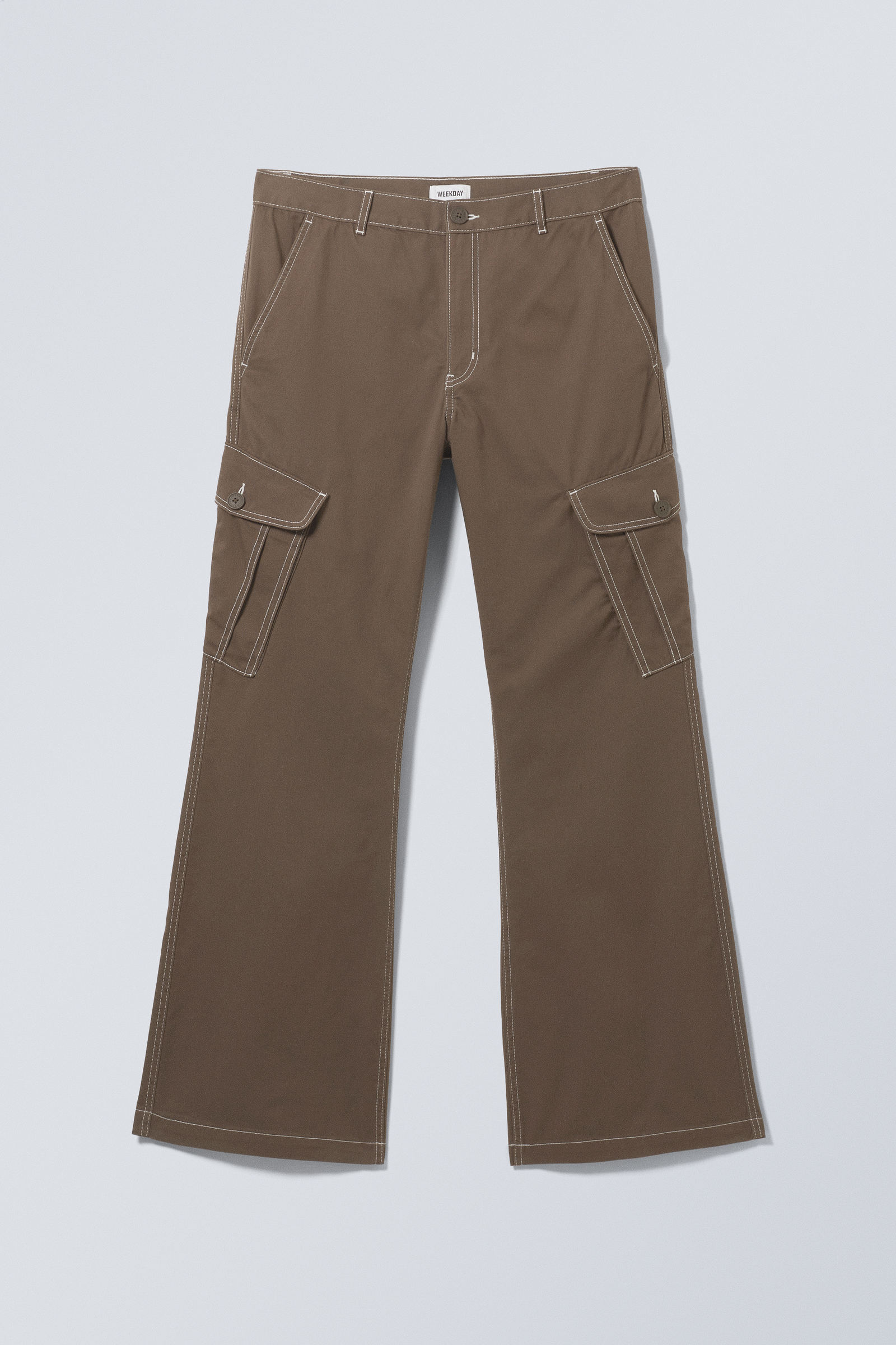 [LOW CLASSIC] /☆ 24FW PIN TUCK BOOTCUT PANTS / BROWN Women's High Rise Bi Stretch Pintuck Boot Cut Pants | Lands' End