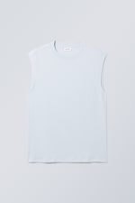 Blue dusty light - Ben Oversized Tank Top - 0