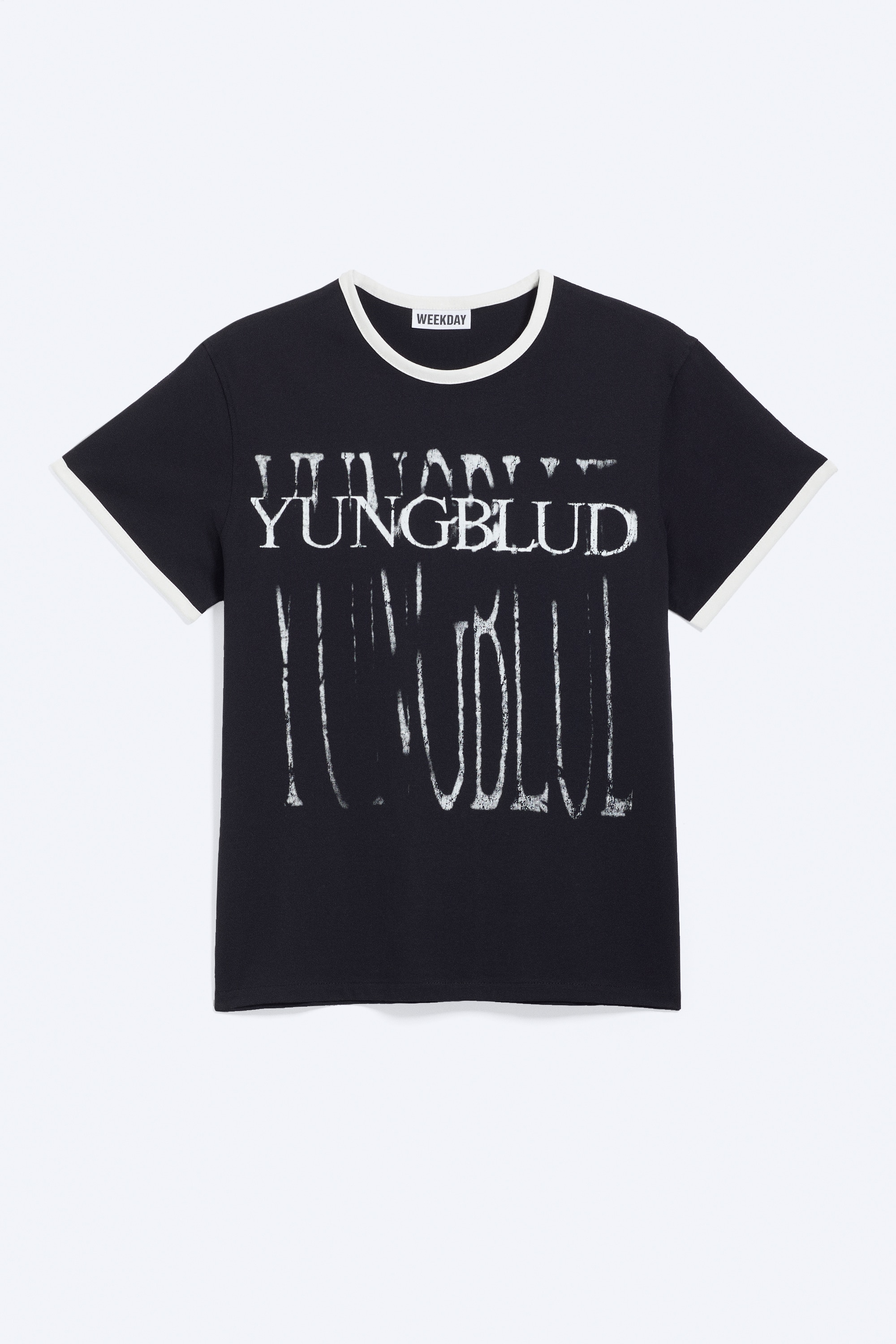 Yungblud Nyomott Ringer Póló - Nem teljesen fekete
