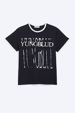Off-black - Yungblud Printed Ringer Tee - 5
