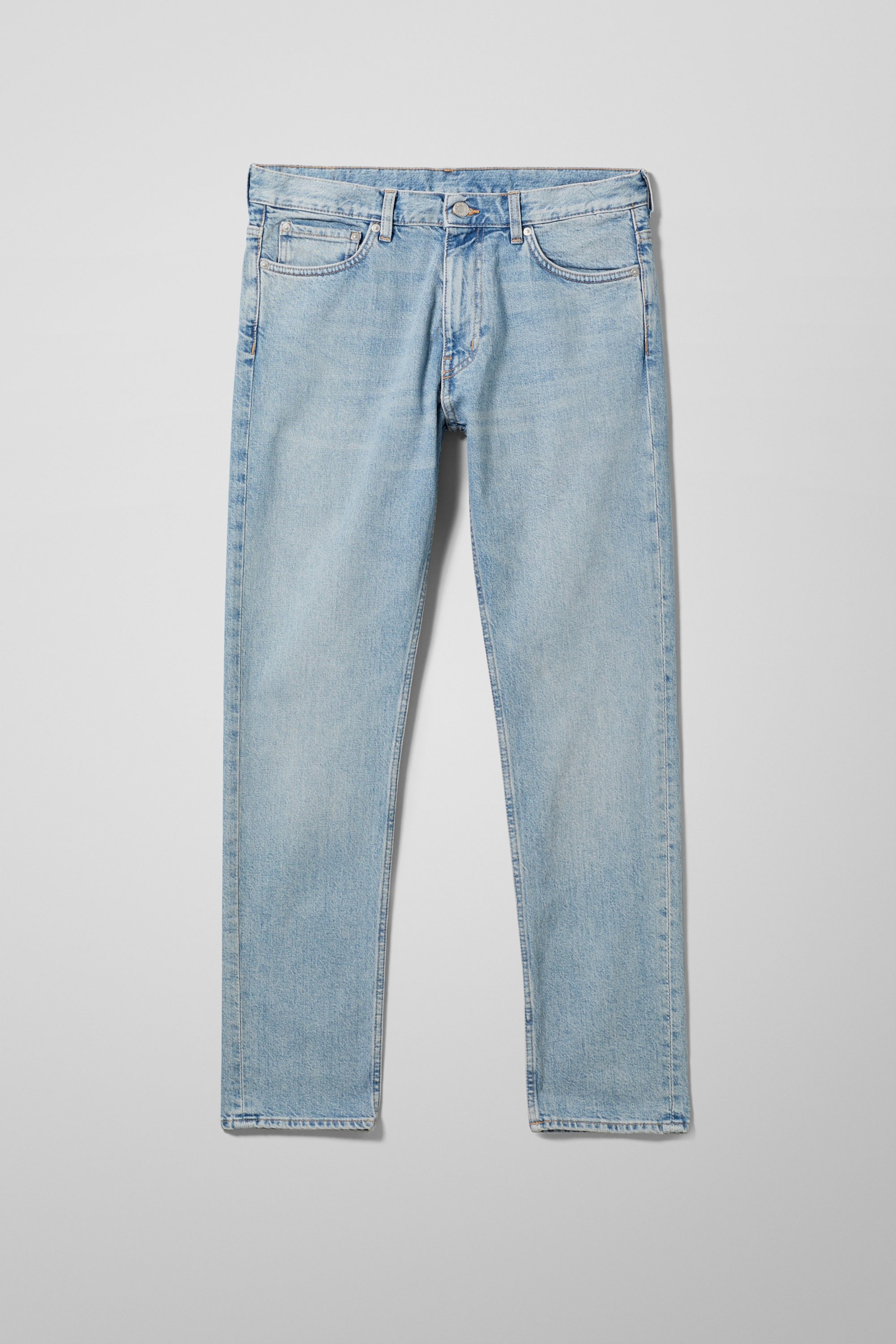 Poppy Blue - Easy Jeans mit mittelhohem Bund und geradem Bein - 0
