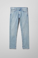 Poppy Blue - Easy Jeans mit mittelhohem Bund und geradem Bein - 0