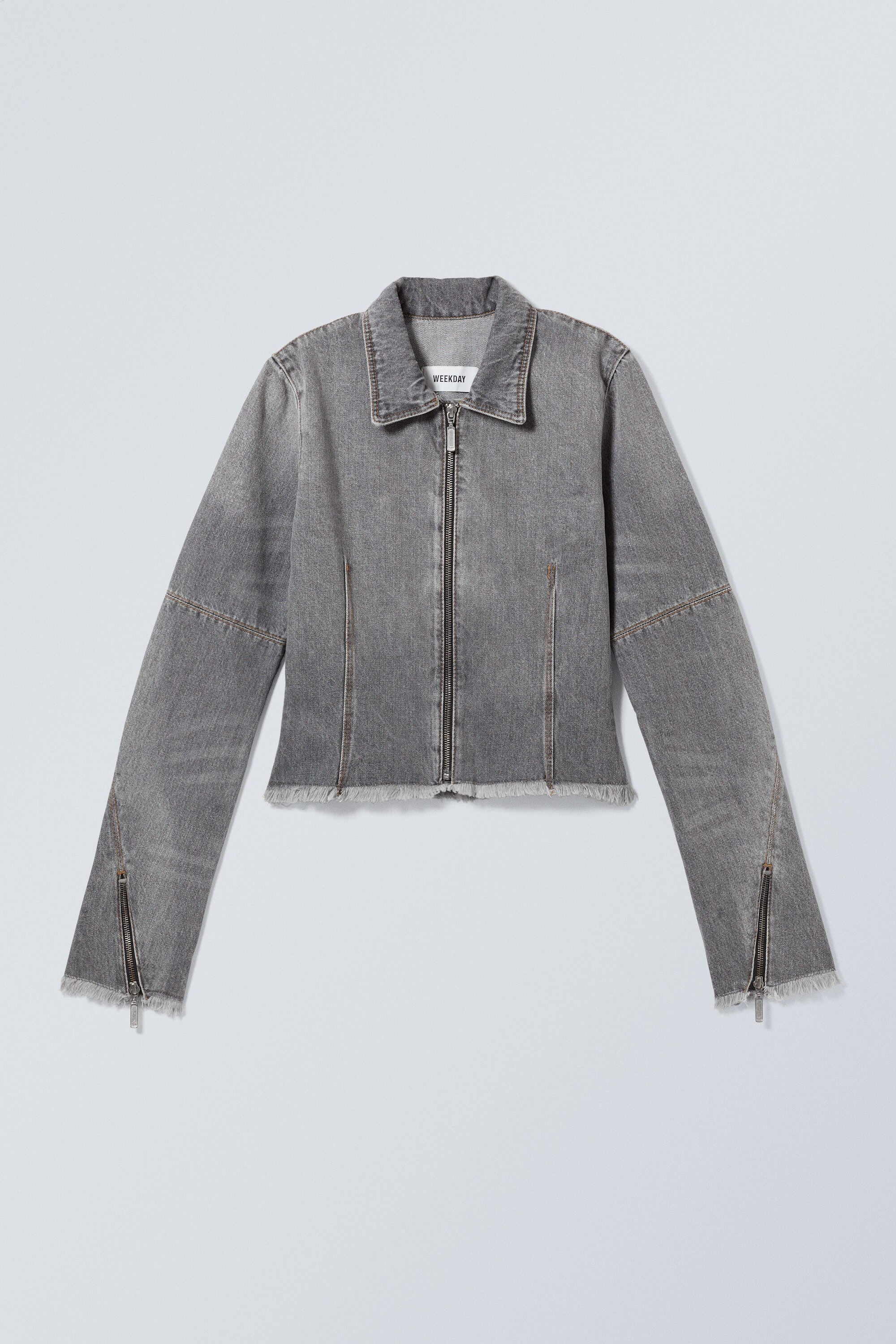ontario denim zip jacket - Eleven Grey | Weekday WW