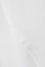 White - Seam Long Sleeve Crop Top - 1