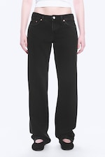 Tuned Black - Black - Arrow Low Rise Regular Straight Leg Jeans - 1