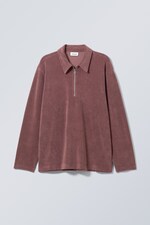 Maroon - Nano Terry Towelling Shirt - 0