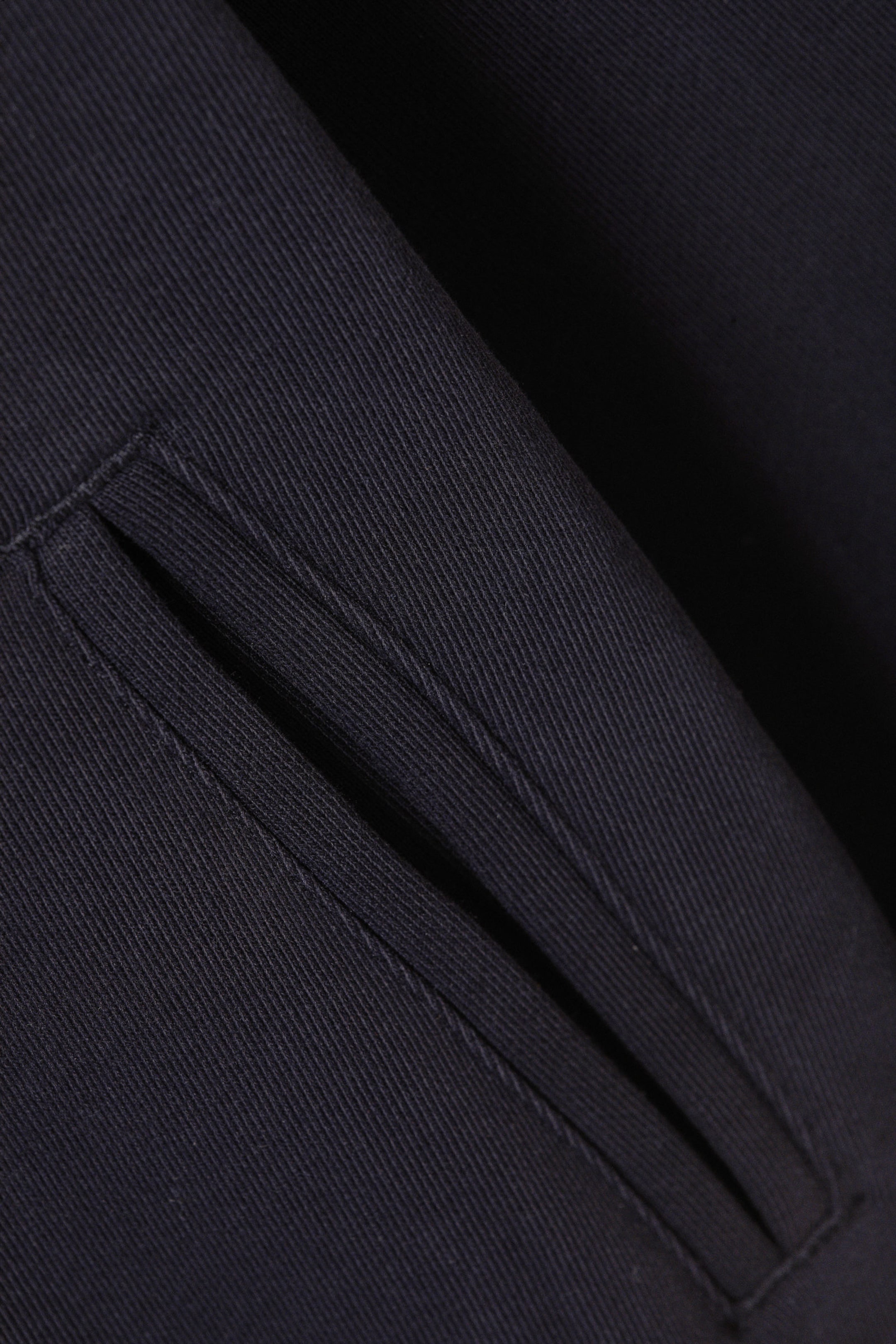 Navy Blue - Zip-up Cotton Track Jacket - 4