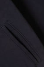 Navy Blue - Zip-up Cotton Track Jacket - 4