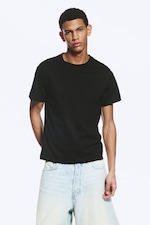 Svart - 3-pack klassisk boxig t-shirt - 1