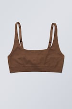 Brown - Cat Soft Bra - 0
