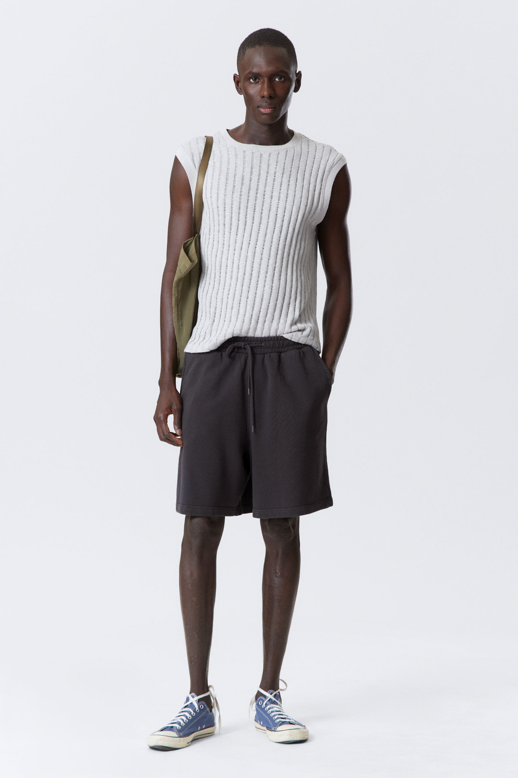 #29272B - Relaxte Frottee-Shorts - 1