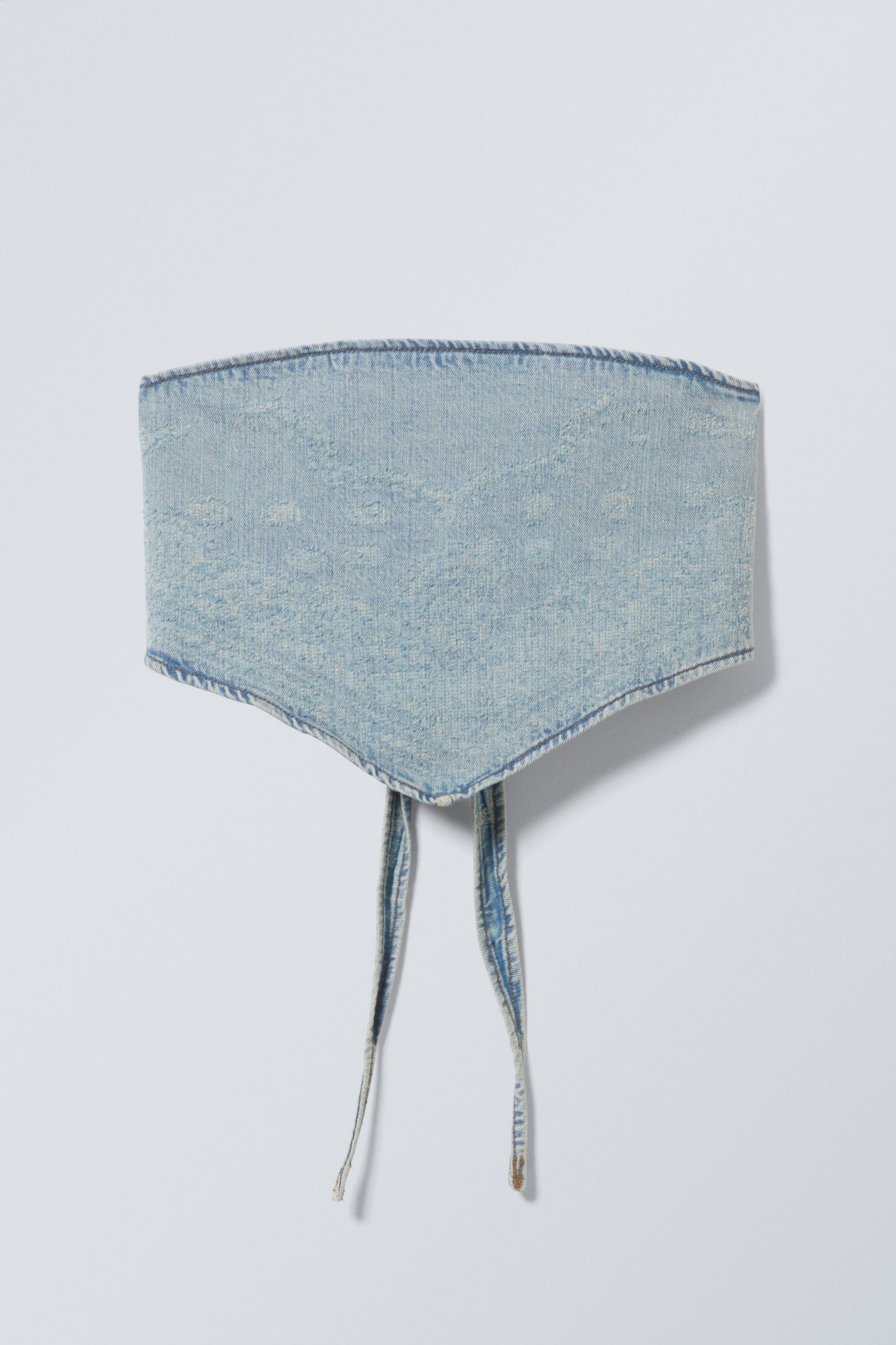 Aeon Blue - Tie Denim Top - 1