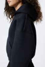 Really Dark Blue - Oversized Scuba Zip-Hoodie - 2