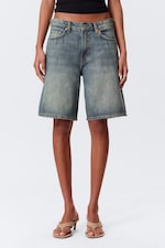 Arizona Blue - Bleu moyen - Short en jean Monterey Low Rise - 1