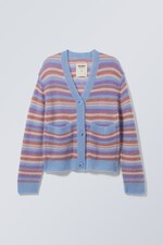 Multi Stripe - Sigsarve Knitted Cardigan - 0